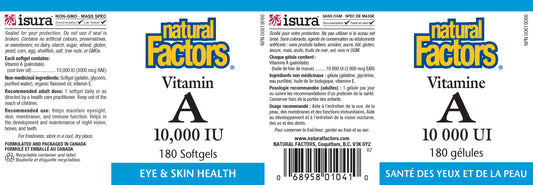 Vitamin A 10,000IU 180softgels