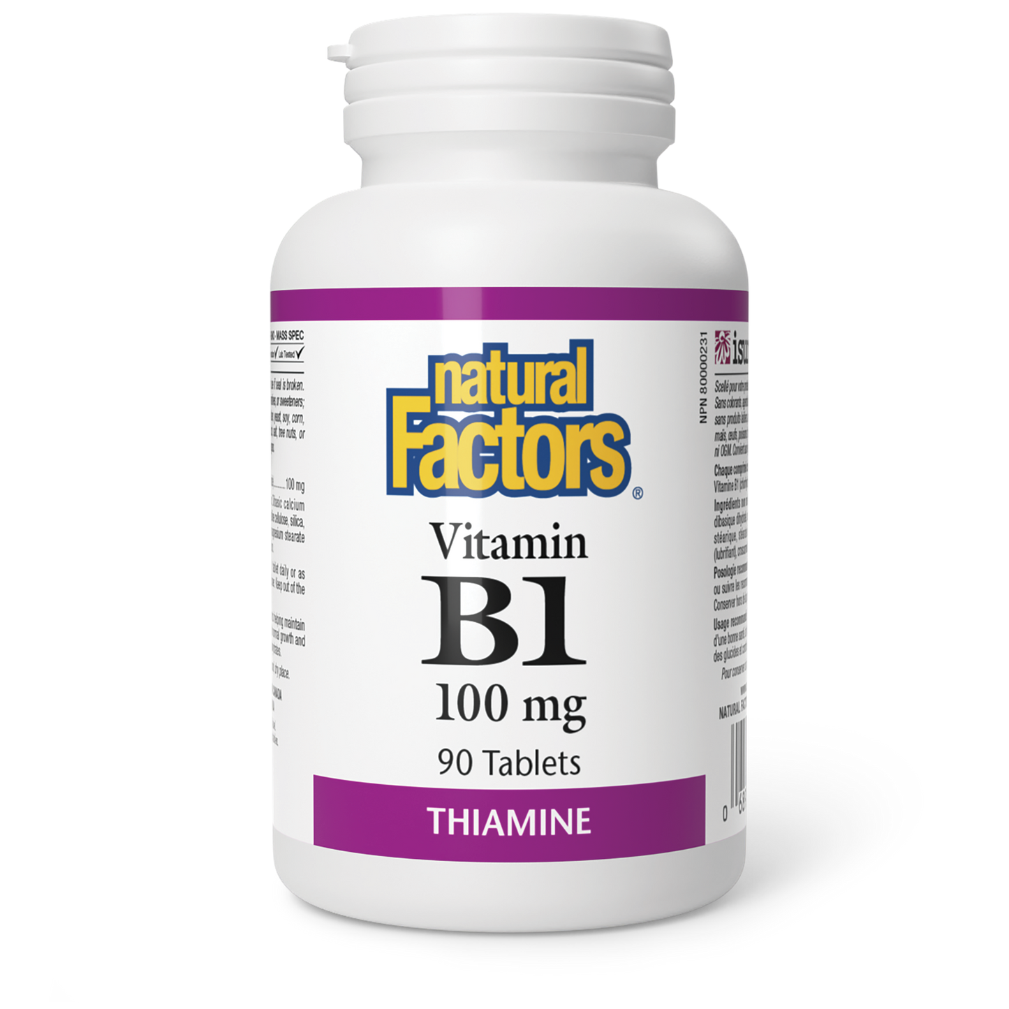 Vitamin B1 Thiamine 100mg 90tabs