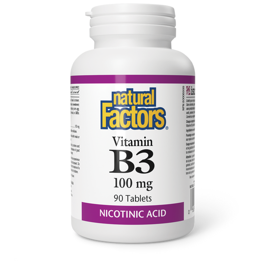 Vitamin B3 Nicotinic Acid 100mg 90tabs