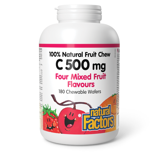 C 500mg mixed fruit 180 chews