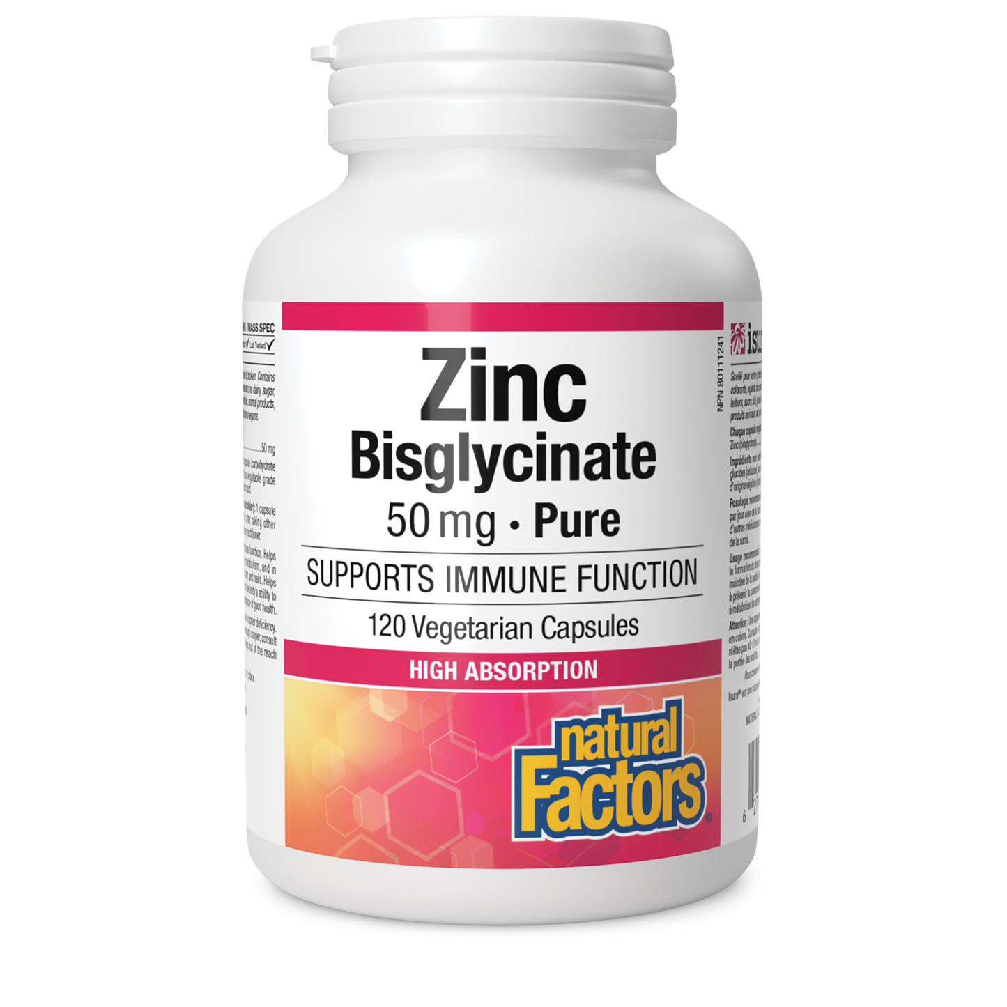 Zinc Bisglycinate 50mg 120caps