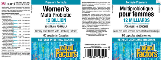 Womens Multi Probiotic 12bill 60cap