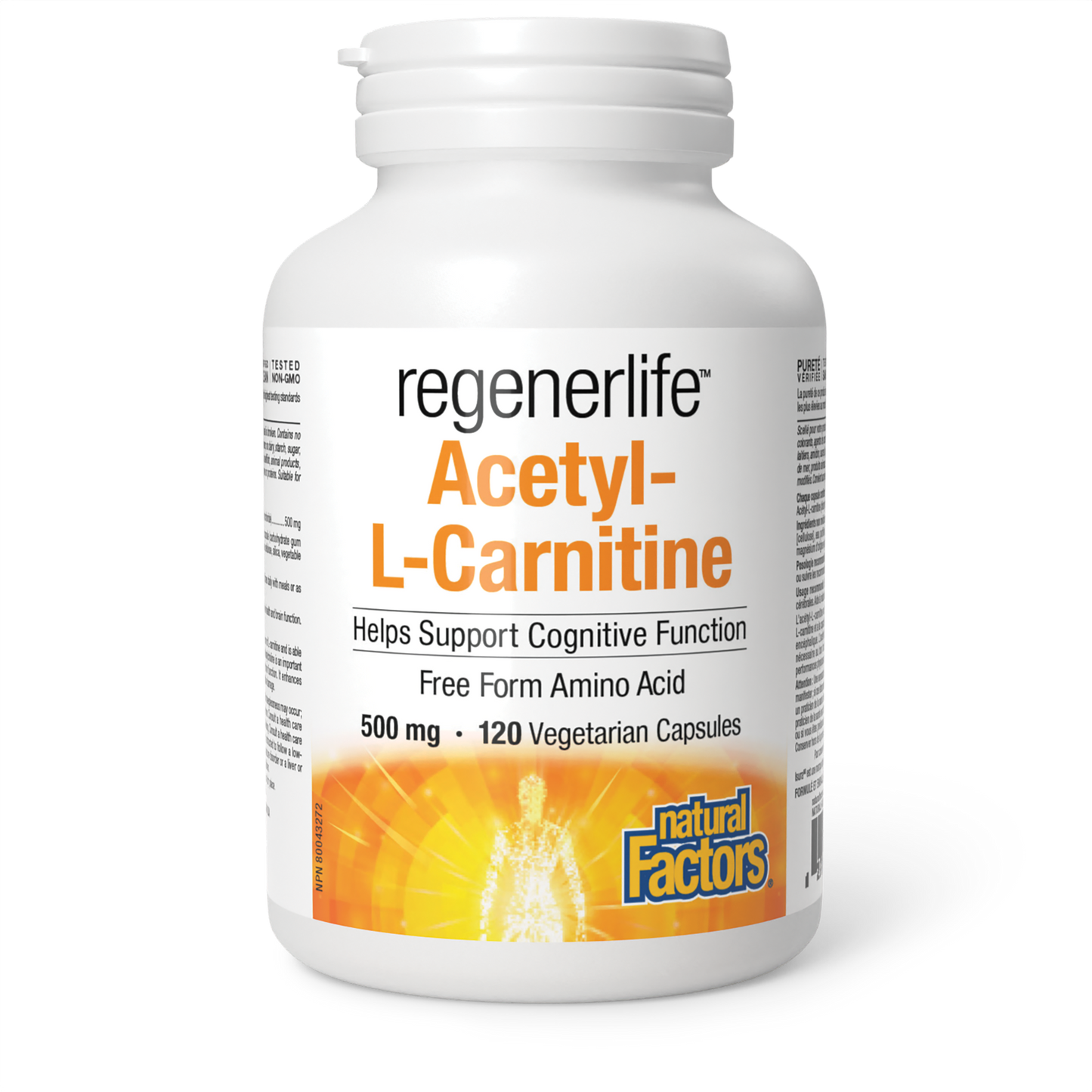 Regenerlife Acetyl-L-Carnitine 500mg 120caps