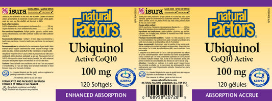 Ubiquinol 100mg 120gels