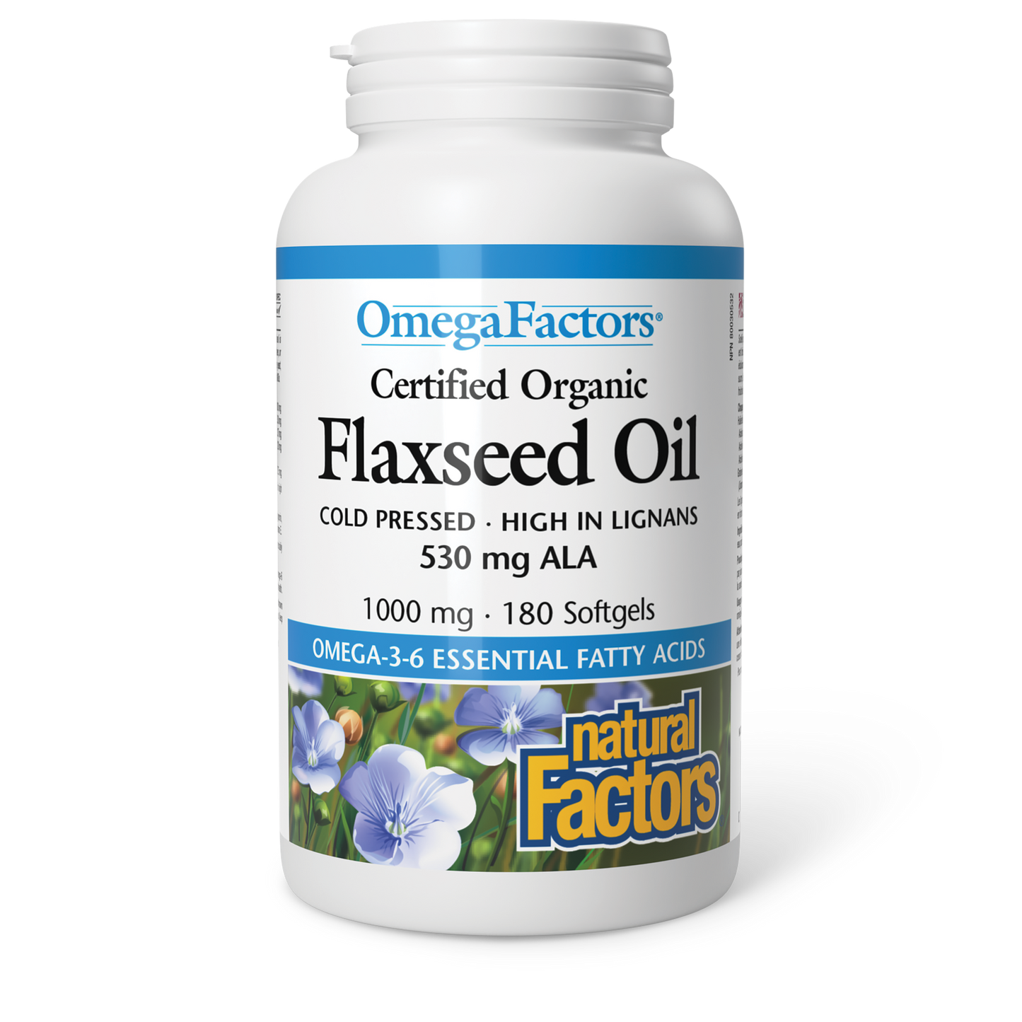 Flaxseed oil 1000mg 180 gels