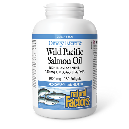 Wild Pacific Salmon Oil 1000mg 180softgels