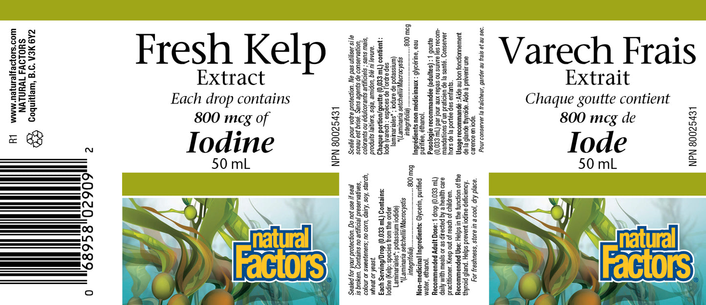 Fresh Kelp 800mcg 50ml