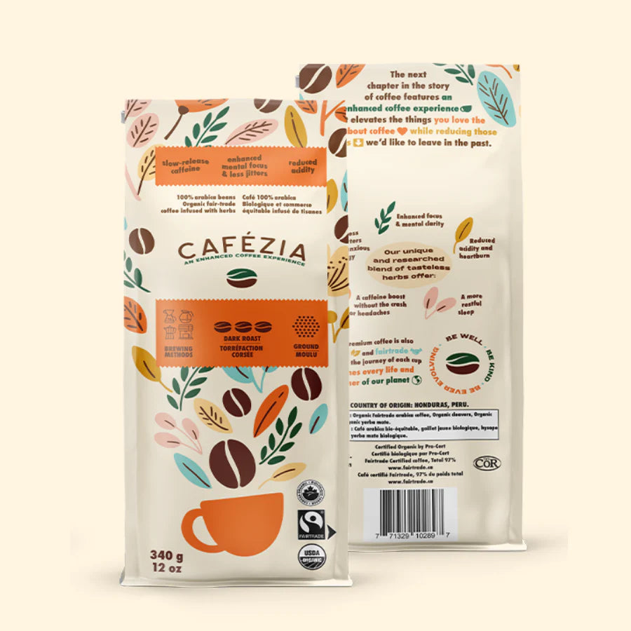 Cafezia Dark Roast Ground 340g