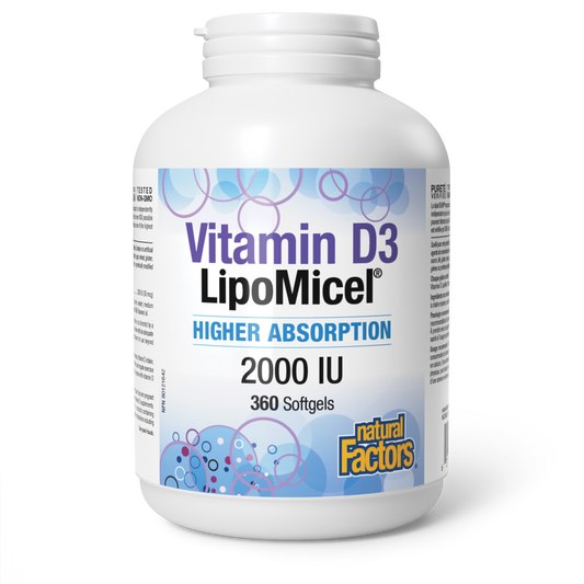 Vitamin D3 LipoMicel 2000IU 180gels