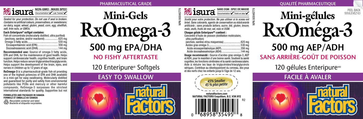 Mini-Gels RxOmega-3 120softgels