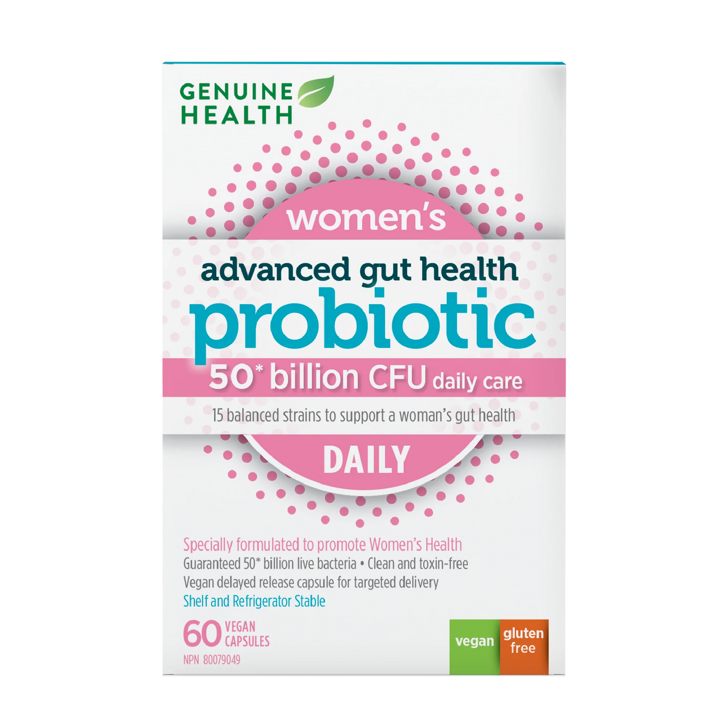 Women’s Advanced Gut Health Probiotic 50 Billion 60 caps