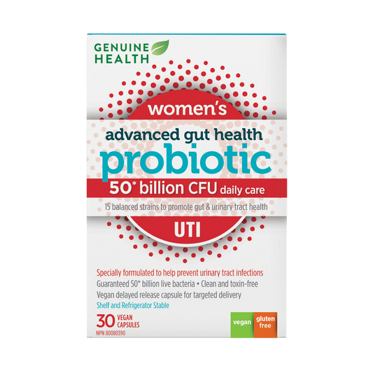 Women’s UTI Advanced Gut Health Probiotic 50billion 30caps