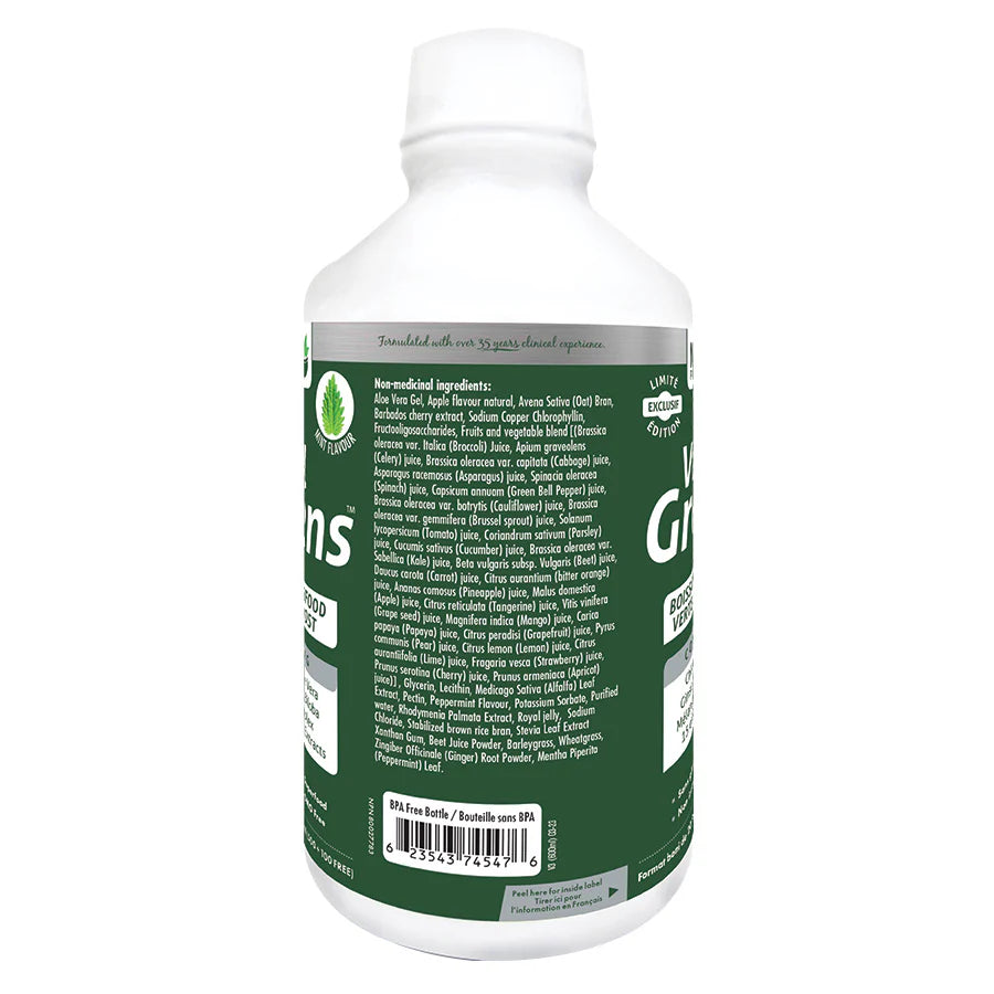 Vital Greens 600ml mint flavour