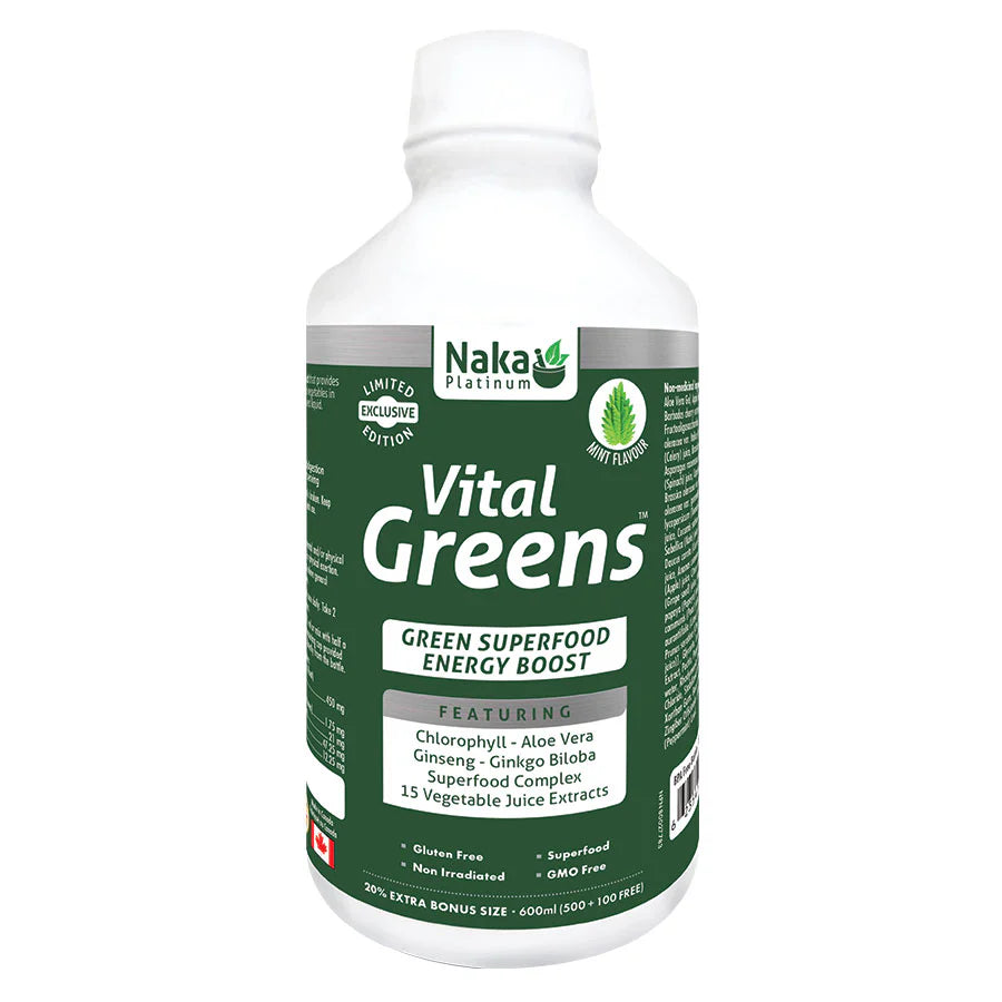 Vital Greens 600ml mint flavour