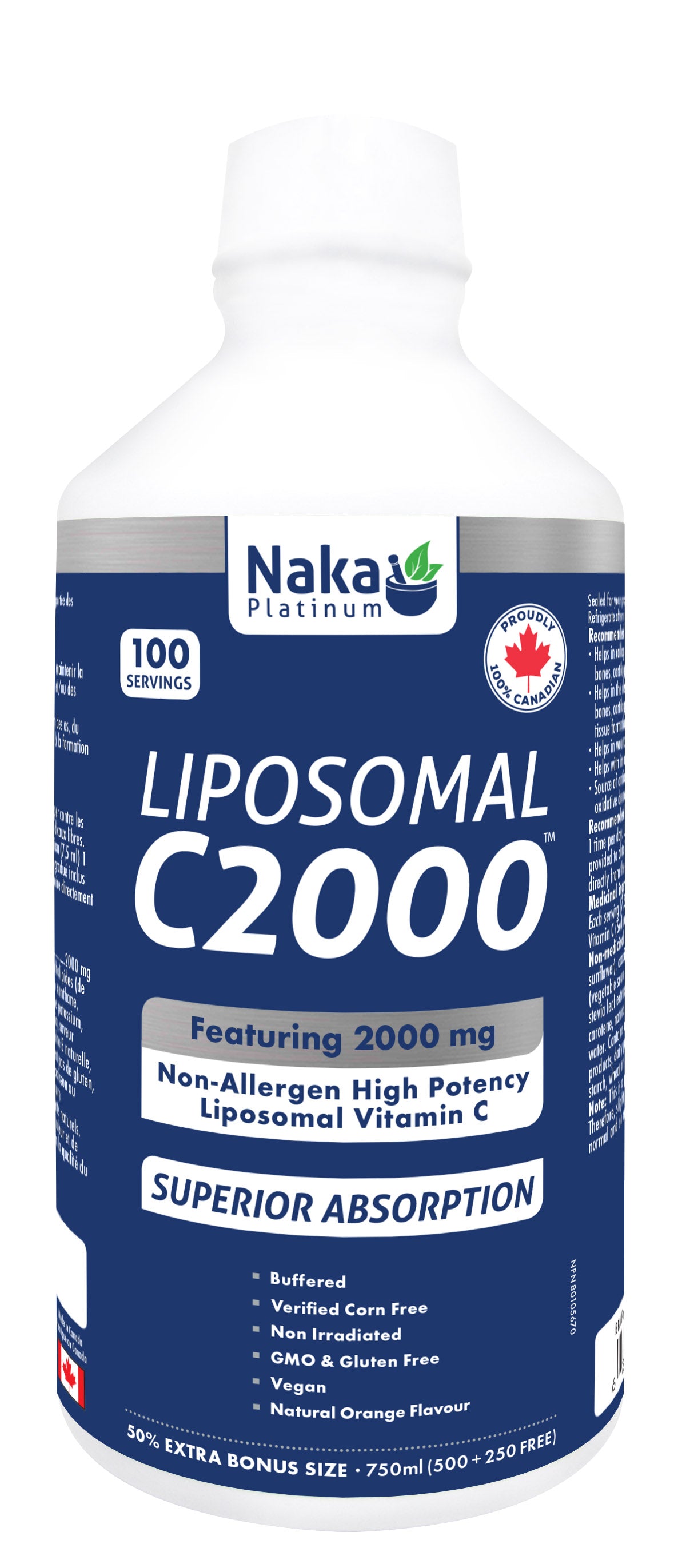 Liposomal C 2000mg 750 ml