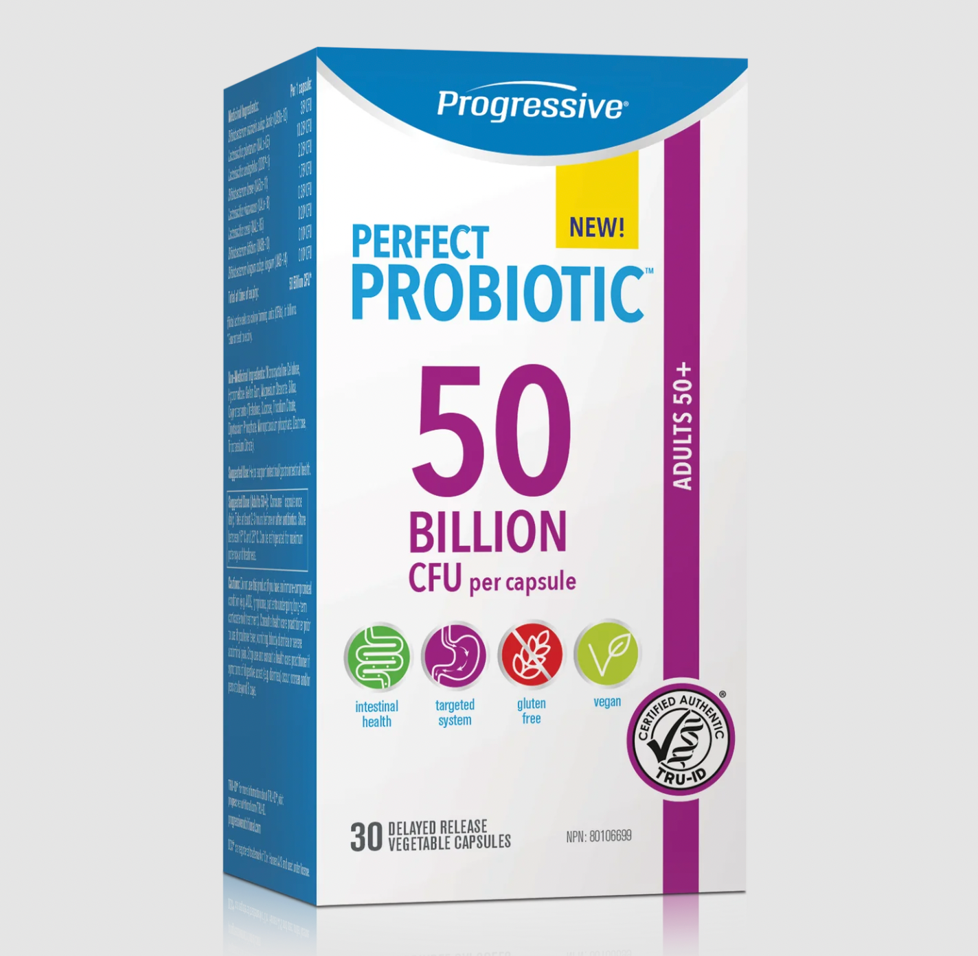 Perfect Probiotic 50bill for Adults 50+ 30cap