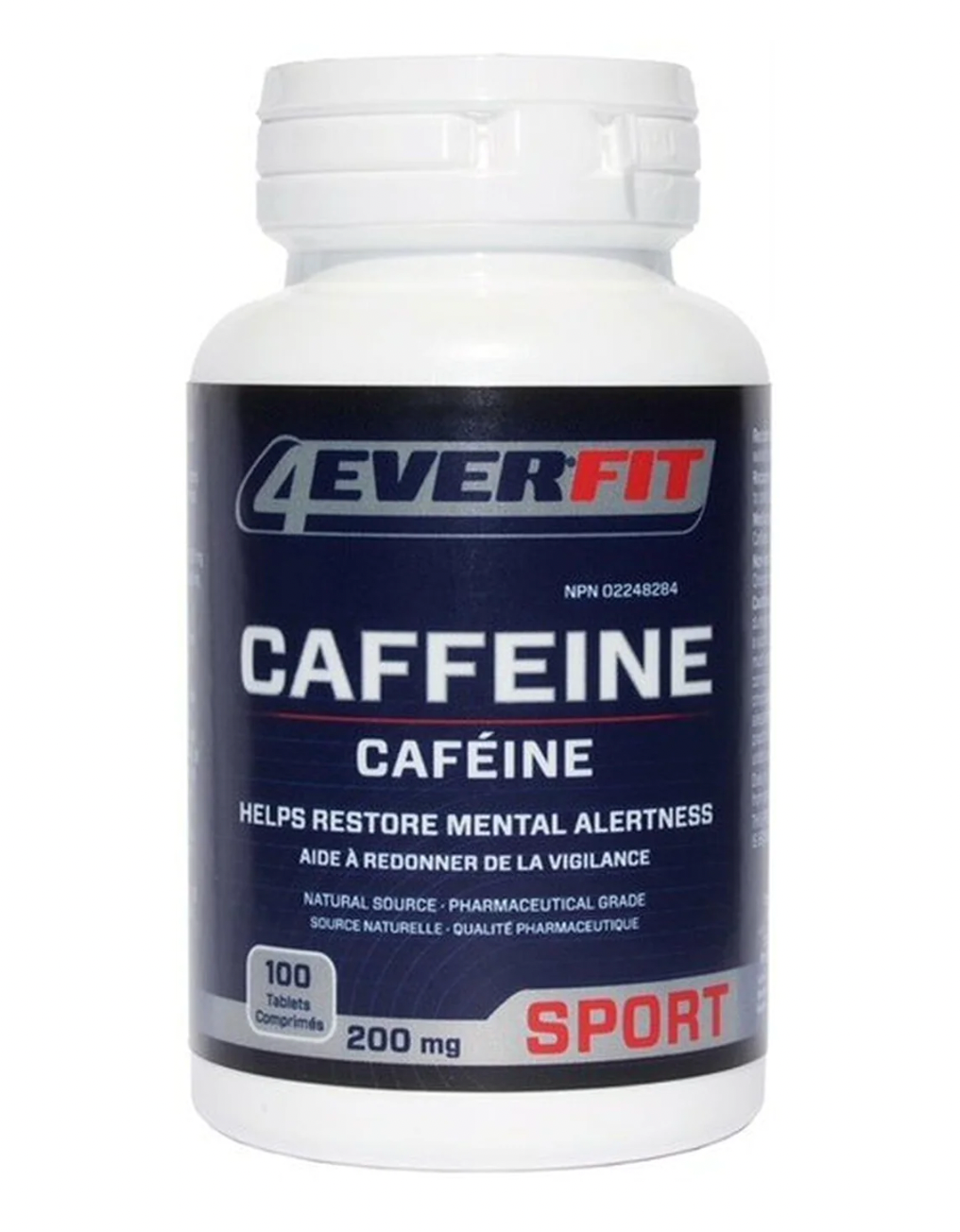 Caffeine 200mg 100 tablets