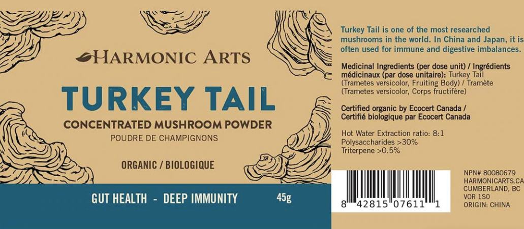 Turkey Tail Mushroom extract powder 45g