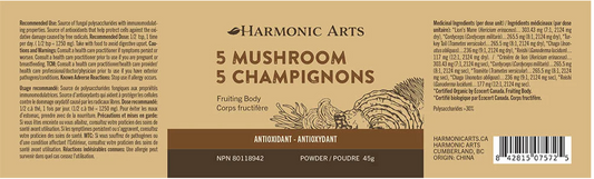 5 Mushroom Powder 100g